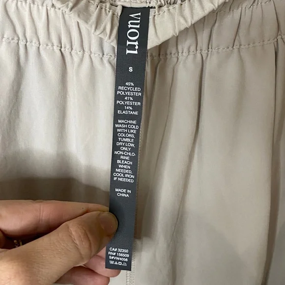 Vuori Villa Cargo Jogger Loungewear Activewear Cargo Taupe Off White Small - Picture 6 of 8